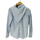 【中古】トーガアーカイブス TOGA ARCHIVES L/S ボウタイデザインストライプシャツ スカーフシャツ レディース JPN:36