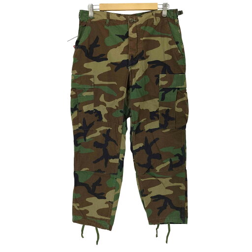 【中古】ユーエスアーミー U.S. ARMY 00S ウッドランドカモ カーゴパンツ メンズ MEDIUM-SHORT 【中古】ユーエスアーミー U.S. ARMY 00S ウッドランドカモ カーゴパンツ メンズ MEDIUM-SHORT