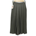 【中古】ピーティーゼロウーノ PT01 WOMAN PANTS GAIA プリーツ ガウチョパンツ レディース 38