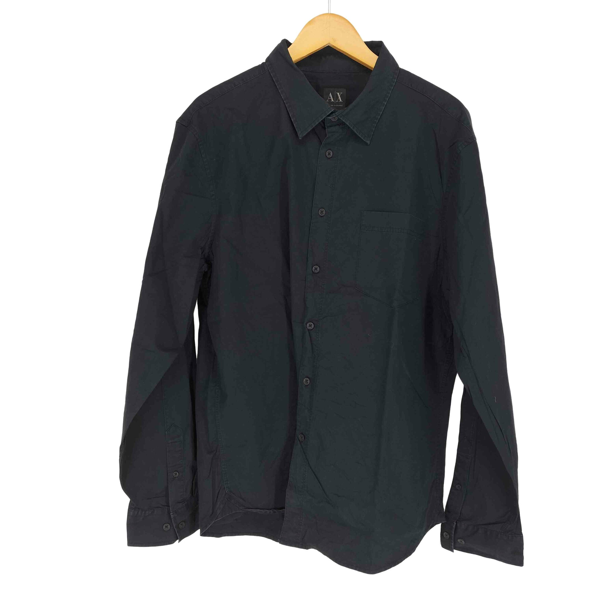 【中古】アルマーニエクスチェンジ ARMANI EXCHANGE コットンシャツ メンズ XXL