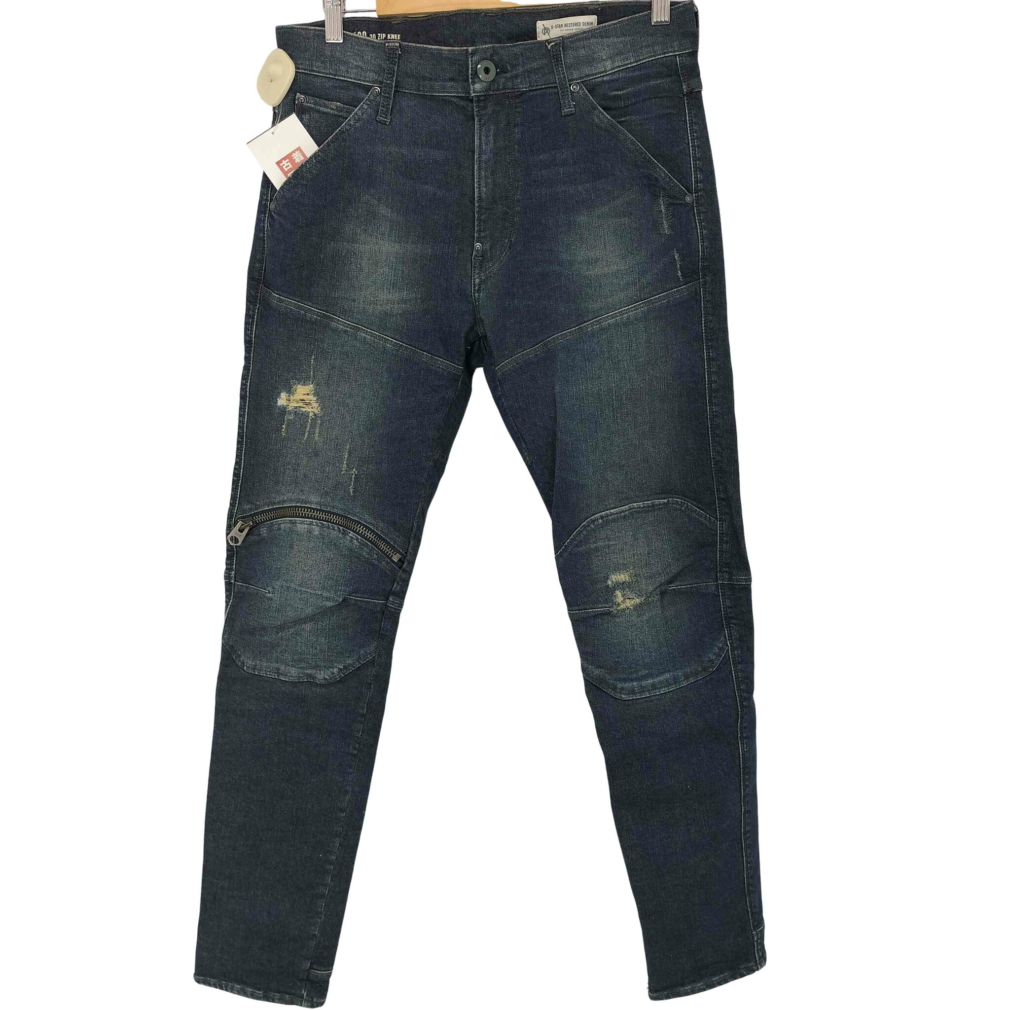 【中古】ジースターロー G-STAR RAW 5620 3D Zip Knee Skinny Jeans メンズ 31×30