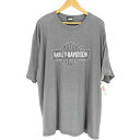【中古】ハーレーダビッドソン HARLEY-DAVIDSON 両面プリントクルーネックTシャツ メンズ 3XL