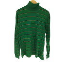 【中古】ポロゴルフラルフローレン POLO GOLF RALPH LAUREN ポニー 刺繍 タートルネック ボーダー L/S Tシャツ メンズ import:...