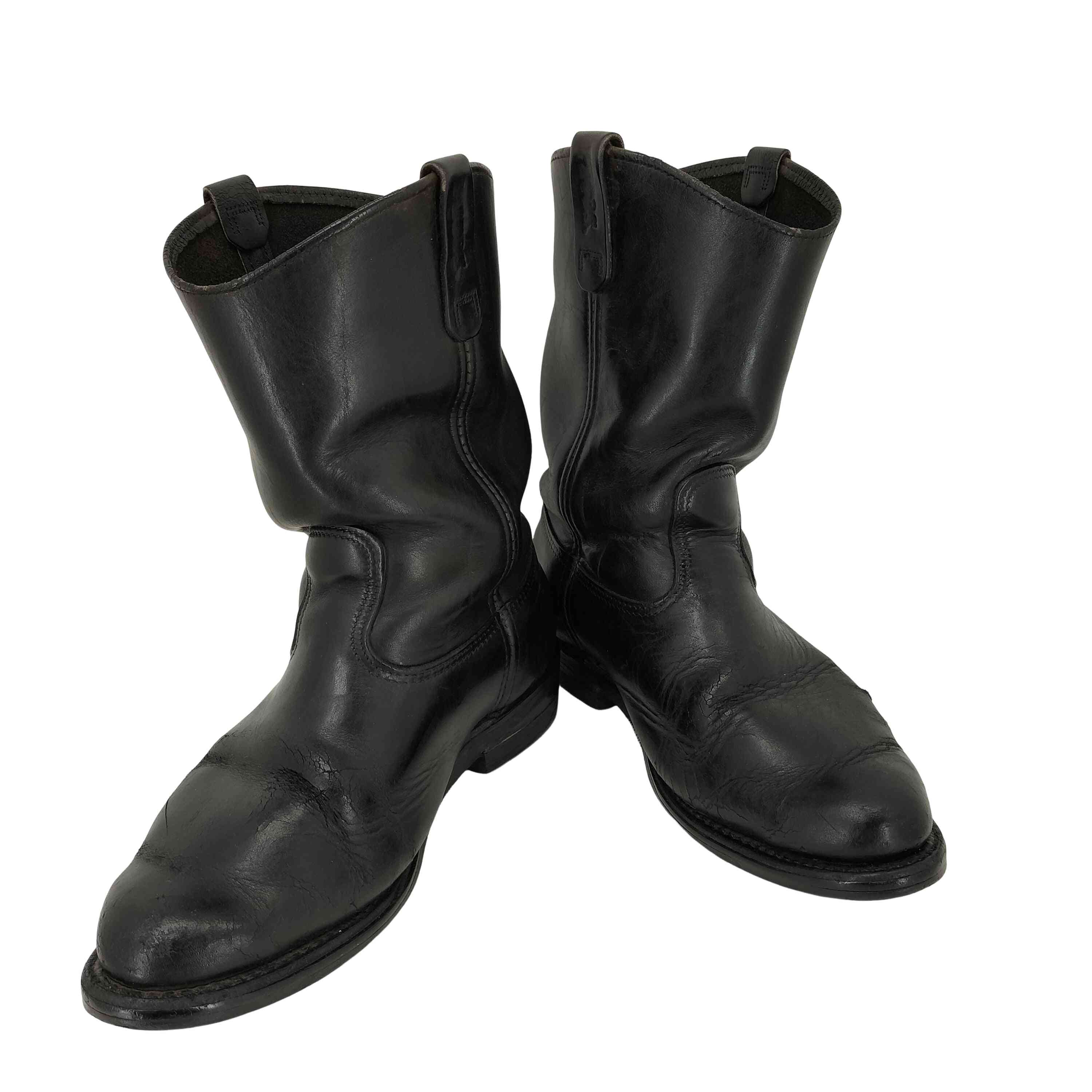 【中古】レッドウィング RED WING 90S MADE IN USA PECOS BOOTS メンズ 11 E