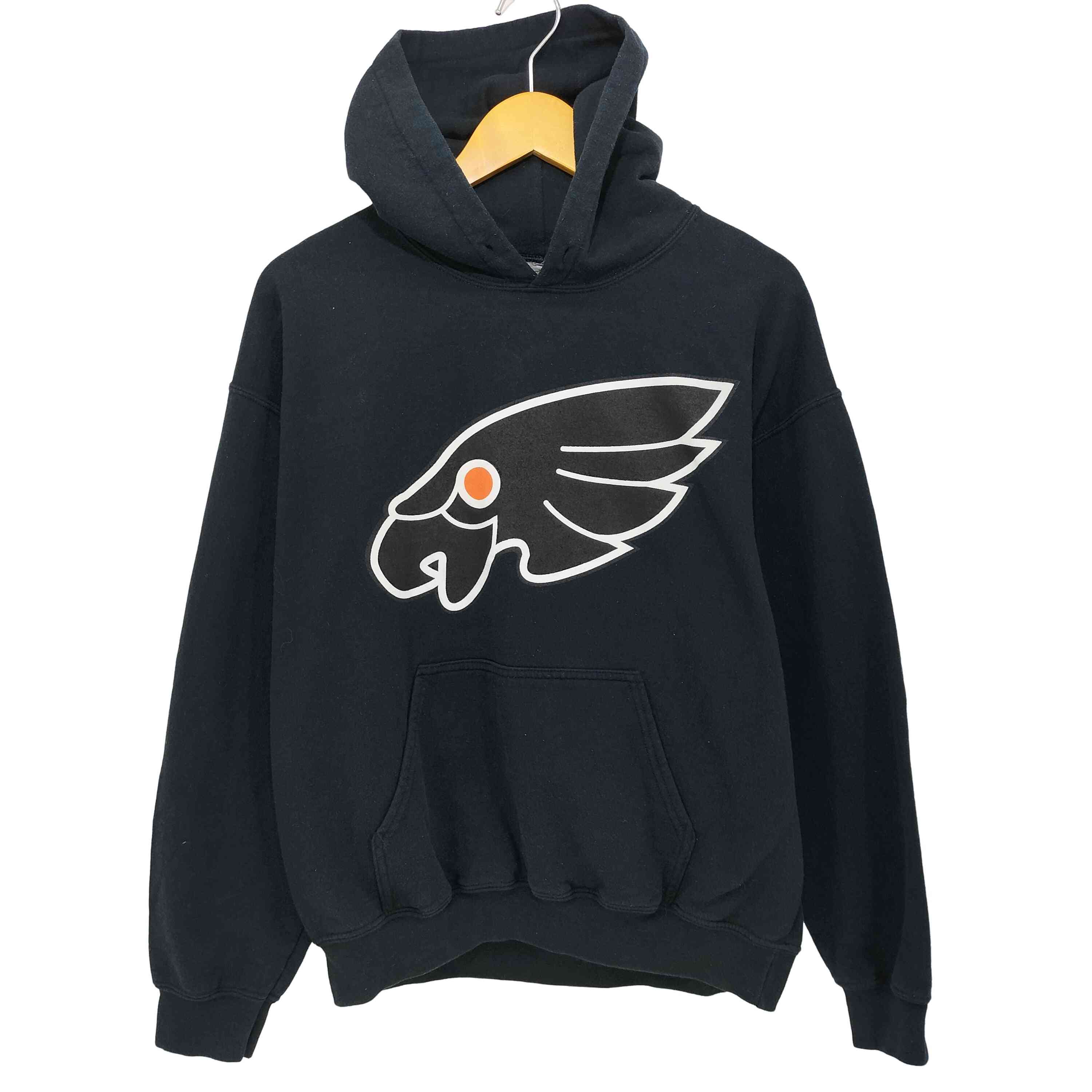 【中古】ユーズドフルギ USED古着 80-90s ロゴプリント プルオーバー パーカー メンズ import：M(4)