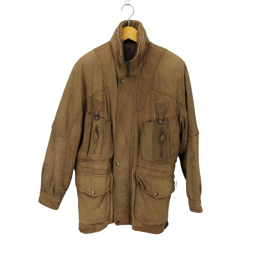 【中古】ユーズドフルギ USED古着 オーバーサイズレザージャケット メンズ 表記無 【中古】ユーズドフルギ USED古着 オーバーサイズレザージャケット メンズ 表記無