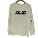 【中古】エクストララージ XLARGE XLXG ロゴ プリント L/S Tシャツ レディース S