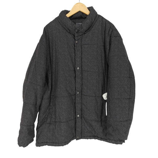 【中古】ユーズドフルギ USED古着 Louis Chavelon ヘリンボーン中綿ジャケット ビックサイズ メンズ 5L 【中古】ユーズドフルギ USED古着 Louis Chavelon ヘリンボーン中綿ジャケット ビックサイズ メンズ 5L