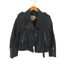【中古】フルギ Bermans 90S デザイン ダブル ライダース ジャケット レディース 16