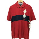 【中古】トミーヒルフィガー TOMMY HILFIGER 刺繍ロゴ ポロシャツ メンズ L