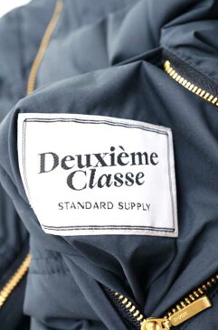 DEUXIEME CLASSE ドゥーズィエムクラス ダウンコート レディース - 黒系 × 青系 JPN:36 日本サイズ:S-M 相当 カナディアンダック リバーシブルダウン【中古】【ブランド古着バズストアBAZZSTORE】【150919】