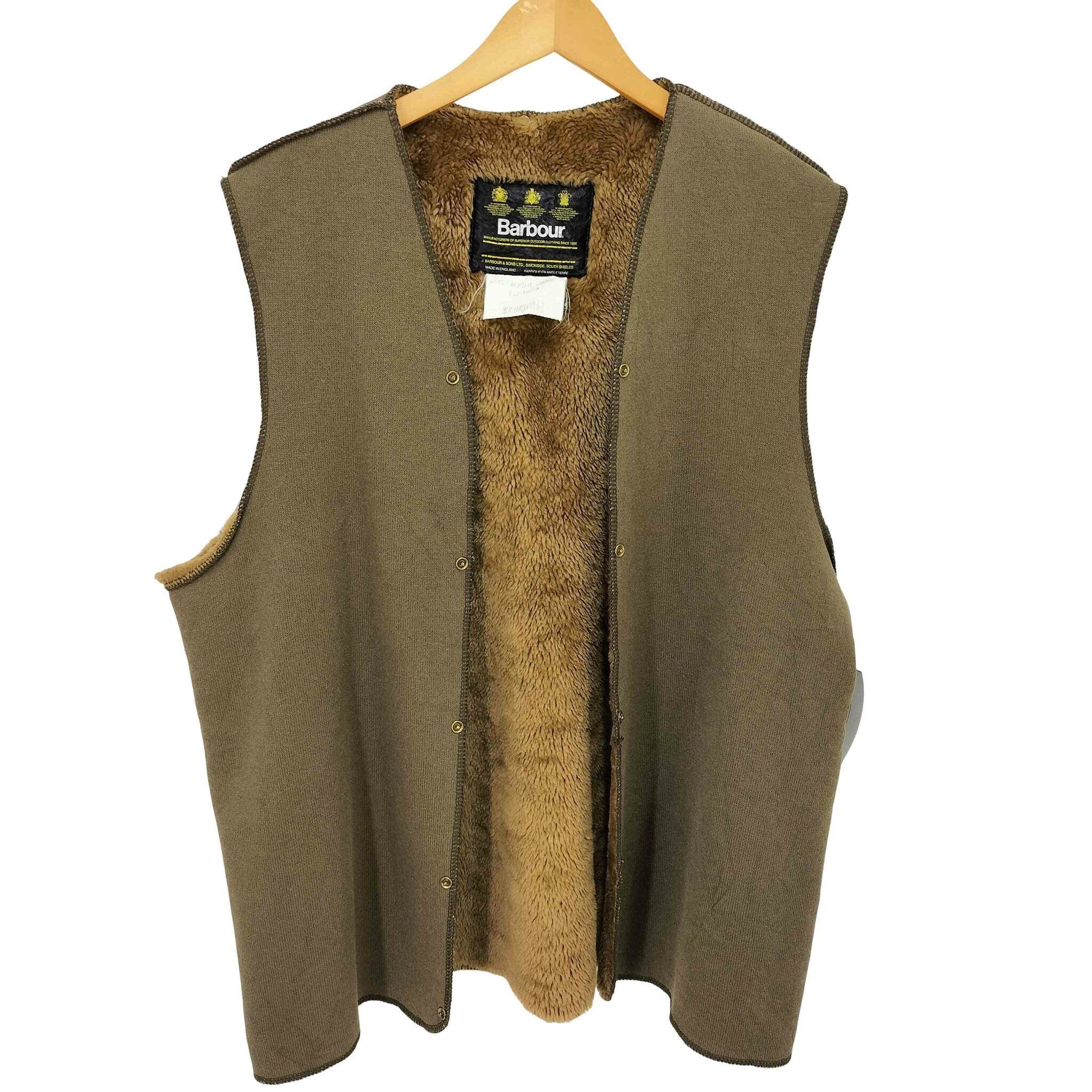 【中古】バブアー Barbour 90S 英国製 3ワラント ファーベスト ライナー メンズ C42/107CM