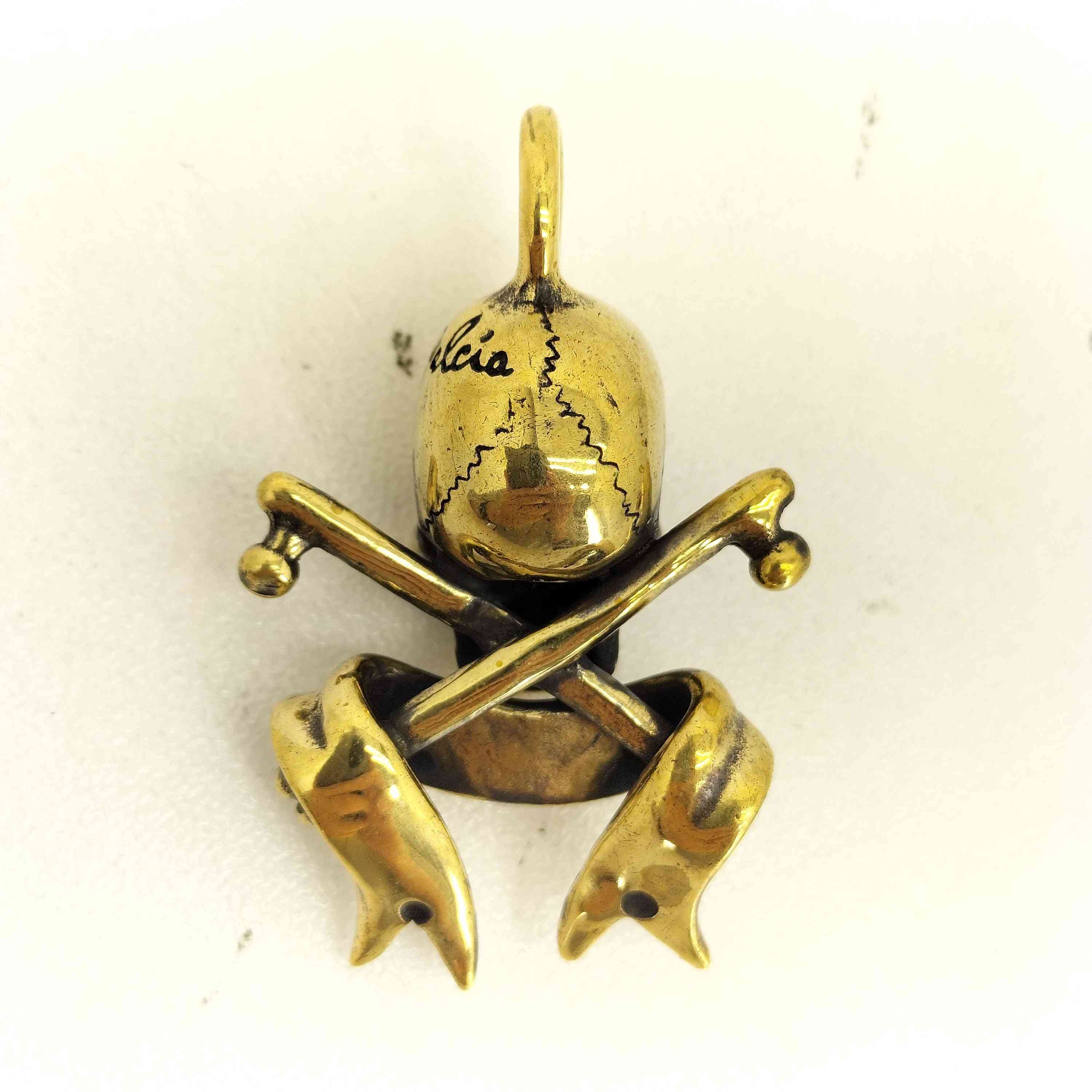 BAZZSTORE ブランド古着バズストアの【中古】ギャングスタビル GANGSTERVILLE SKULL スカルデザイン ネックレストップ メンズ 表記無｜アングル2