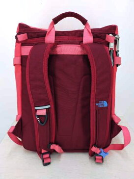 THE NORTH FACE ザノースフェイス バックパック レディース - ピンク系 × 赤系 ヒューズボックスキッズ【中古】【ブランド古着バズストアBAZZSTORE】【051021】