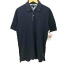 【中古】トミーヒルフィガー TOMMY HILFIGER 刺繍ロゴ ポロシャツ メンズ L