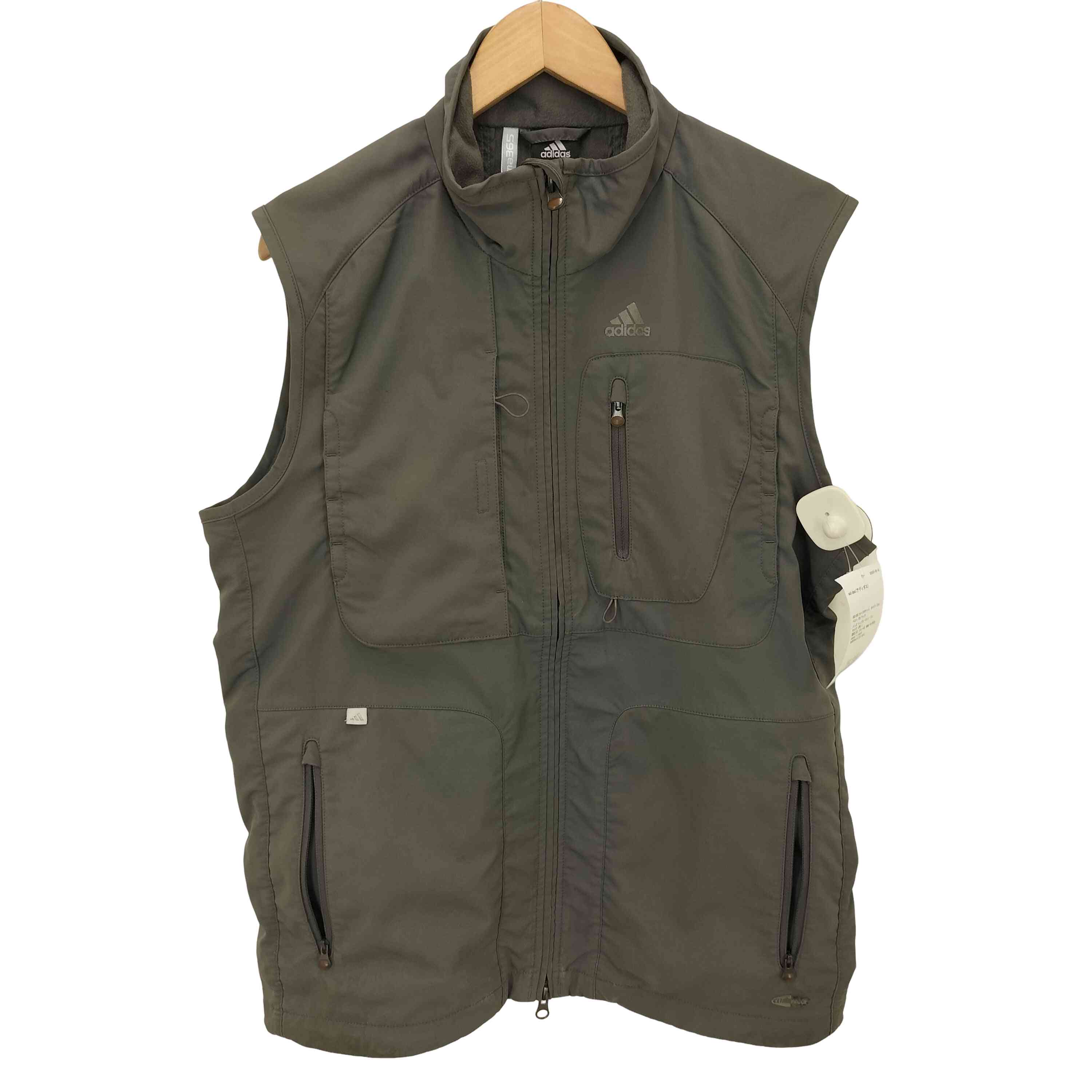 【中古】アディダス adidas 90S-00S カーゴポケット タクティカルベスト Y2K テック メンズ JPN:L
