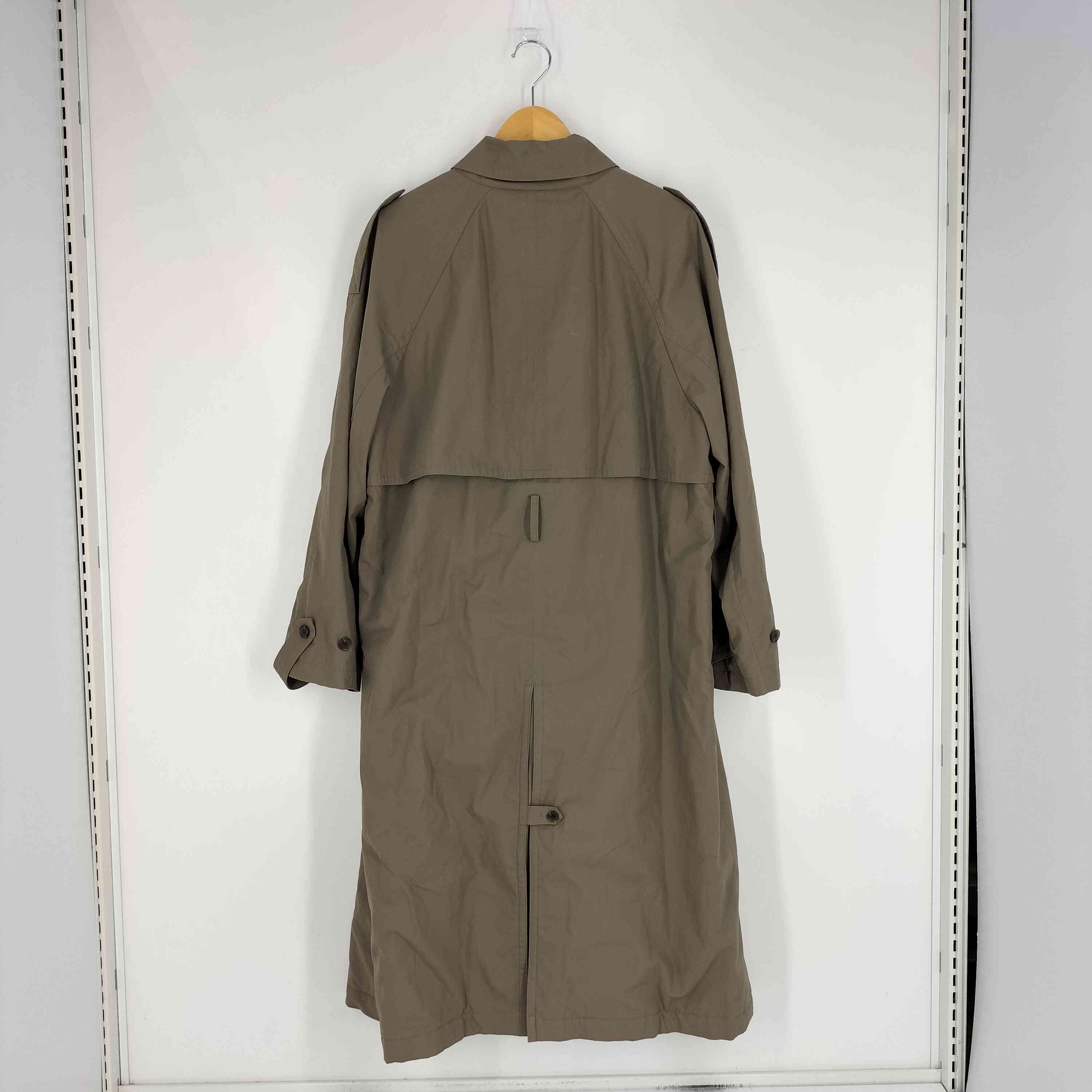 【中古】ユーズドフルギ USED古着 オンワード樫山 ウールライニング トレンチコート メンズ JPN：46 2