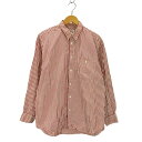 【中古】ユーズドフルギ USED古着 ストライプ長袖シャツ メンズ FREE