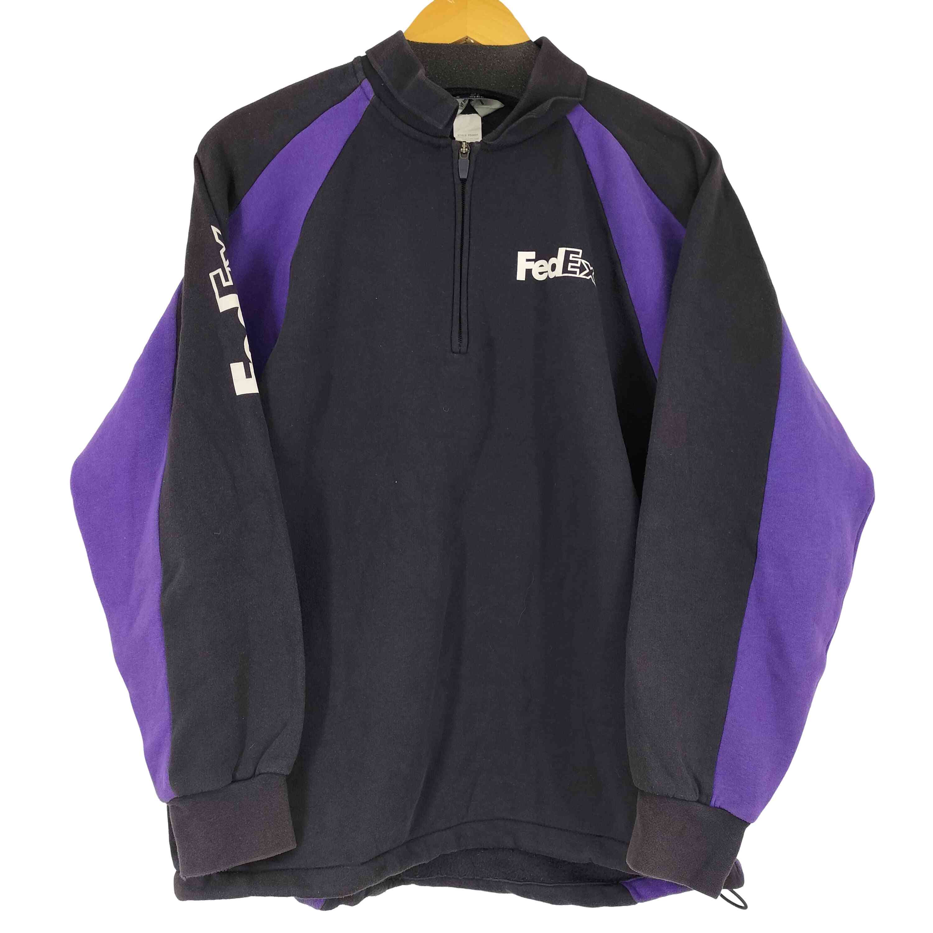 【中古】ユーズドフルギ USED古着 プリントジップスウェット メンズ M