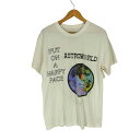 【中古】ユーズドフルギ USED古着 {{ASTROWORLD}} PUT ON A HAPPY FACE S/S TEE street メンズ JPN:M