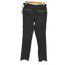 【中古】ザラ ZARA 6P ジップポケット ジップフライ カーゴ パンツ レディース S