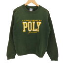 【中古】ユーズドフルギ USED古着 GILDANボディ PONY 刺繍 クルーネック スウェット レディース import:S