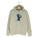 【中古】アンダーアーマー UNDER ARMOUR ×CURRY SOUR PATCH KIDS ロングスリーブ フーディー メンズ import:M