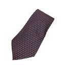 【中古】サルヴァトーレフェラガモ Salvatore Ferragamo 総柄 シルクネクタイ メンズ 表記無