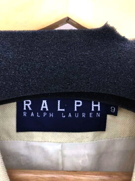 RALPH RALPH LAUREN ラルフローレン テーラードジャケット メンズ - 茶系 × 黄系 JPN:9号 日本サイズ:M-L 相当 リネンレーヨン 4Bテーラードジャケット【中古】【ブランド古着バズストアBAZZSTORE】【150721】