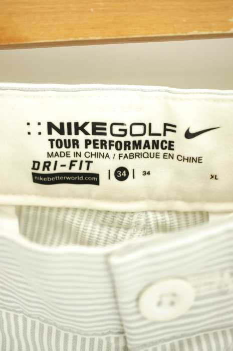 ナイキゴルフ NIKE GOLF スラックスパンツ メンズ - グレー系 JPN：XL 日本サイズ：94-104,XL-XXL 相当 ゴルフパンツ【中古】【ブランド古着バズストアBAZZSTORE】【030620】