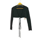 【中古】ザラ ZARA クロップドカーディガン レディース import:S