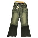 【中古】ユーズドフルギ USED古着 {{NO/FAITH STUDIOS}} RAINBOW FADED BLACK JEANS メンズ S