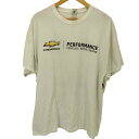 【中古】ユーズドフルギ USED古着 GILDANボディ PERFORMANCE レーシング 企業ロゴ プリント S/S Tシャツ メンズ import:XL