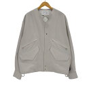 【中古】クルニ CULLNI Stretch Taffeta Double Pocket Collarless Jacket メンズ 表記無