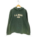 【中古】エルエルビーン L.L.Bean デカロゴ 1912 プルオーバーパーカー メンズ LG