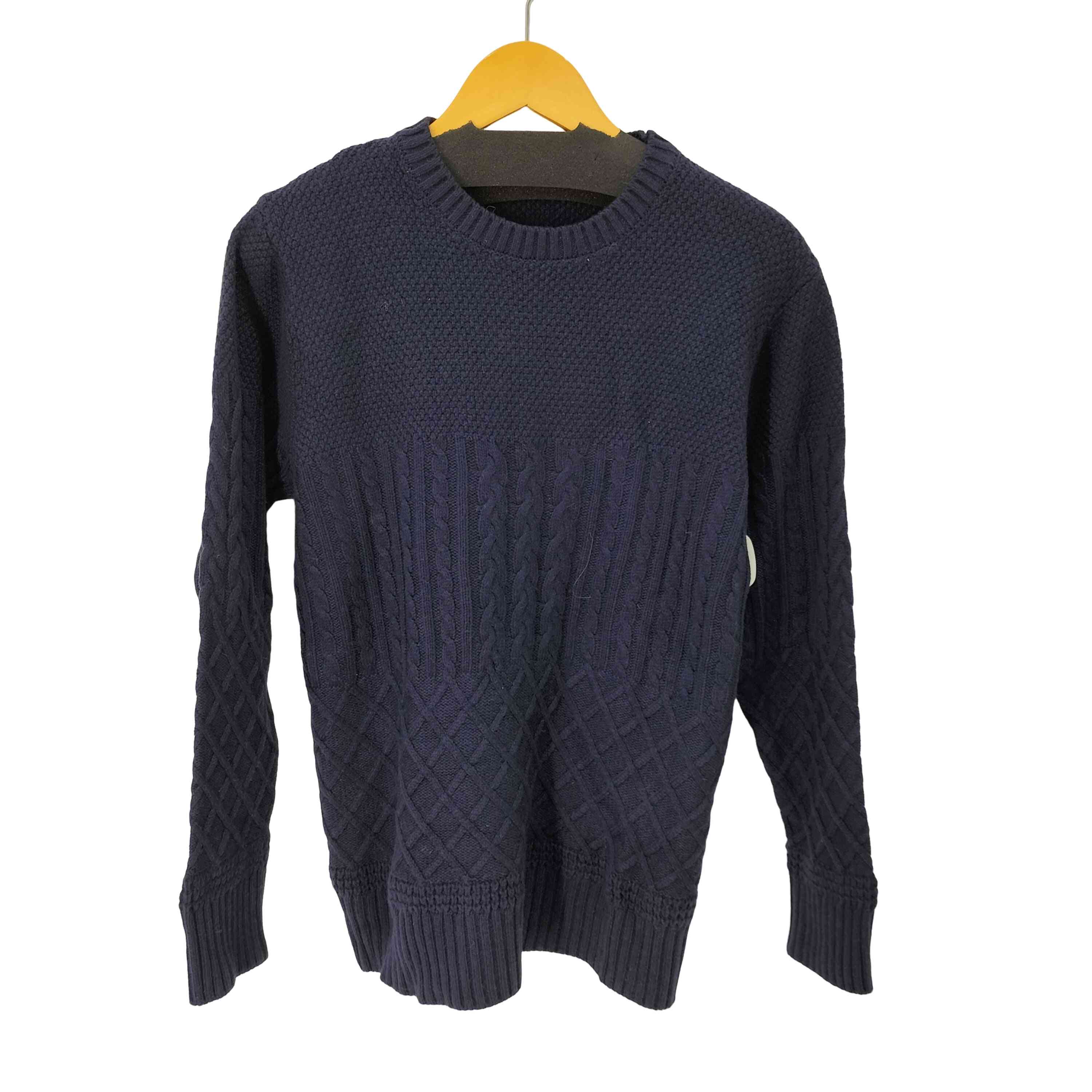 【中古】テットオム TETE HOMME ウールナイロンケーブルニット メンズ 6