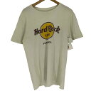 【中古】ハードロックカフェ Hard Rock Cafe FUKUOKA ロゴ プリント Tシャツ メンズ import:M(4)