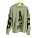 【中古】ギャップ Gap オーバーサイズ ビッグロゴ プルオーバーパーカー メンズ JPN:L