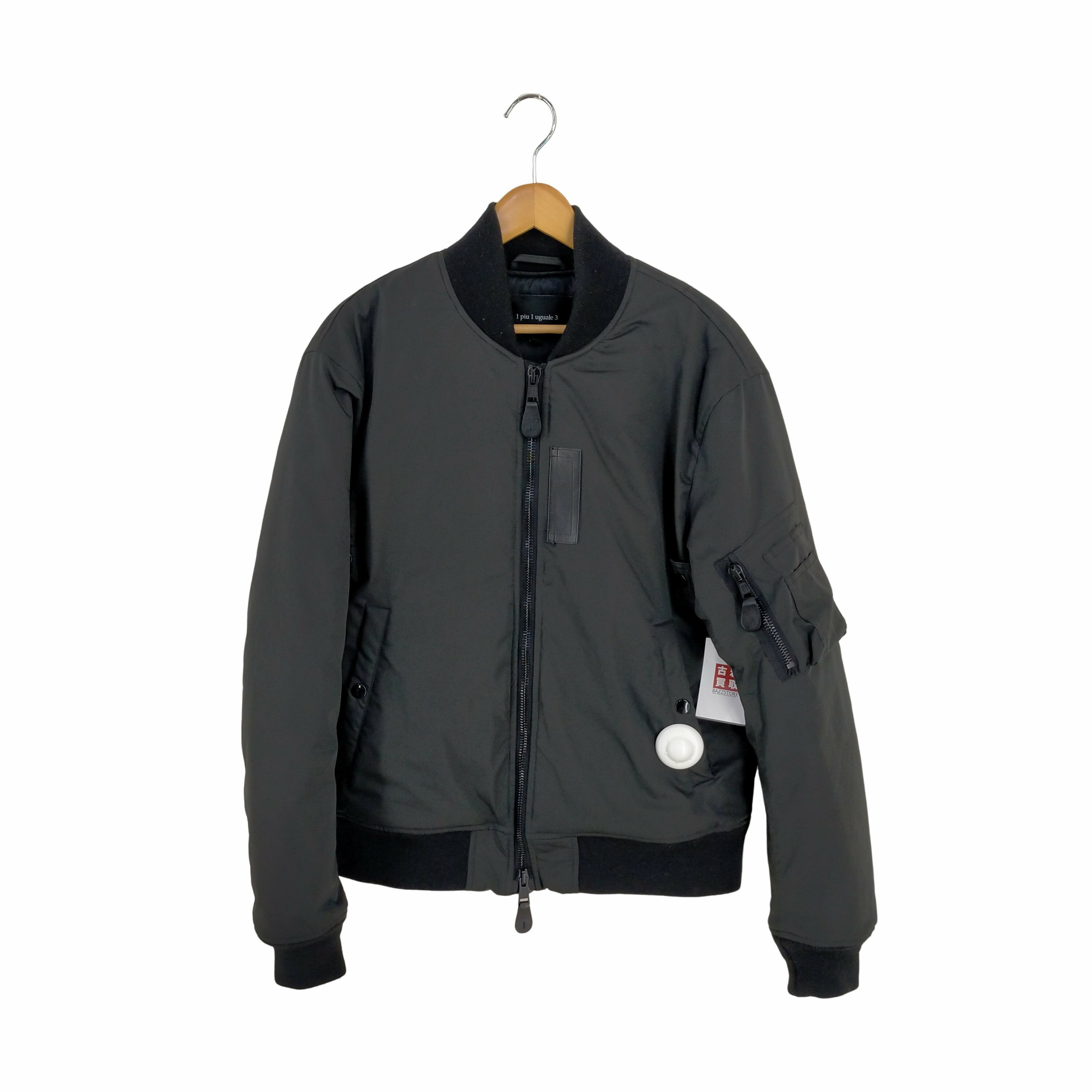 šۥΥԥ奦Υȥ 1 piu 1 uguale 3 BLACK MILITARY BY YOSHIMASA HOSHIBA MA-1 FLIGHT JACKET  V