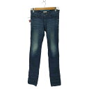 【中古】ランバンオンブルー LANVIN en Bleu ストレッチスキニーデニムパンツ レディース JPN:34