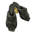 【中古】ドルチェアンドガッバーナ DOLCE&GABBANA padded mule sandals DGロゴ パデッド ミュール サンダル Vibramソール...