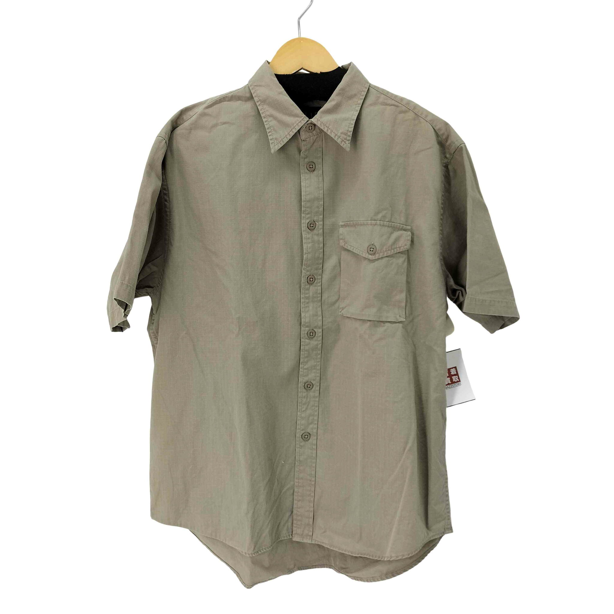 【中古】ギャップ Gap 00S old S/S フロントポケットリップストップシャツ メンズ import:M