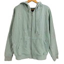 【中古】アンノウン UNKNOWN クロス ラインストーン ジップ パーカー メンズ import:S