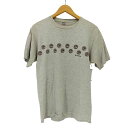 【中古】ジャージーズ JERZEES USA製 プリント クルーネックTシャツ メンズ import:M
