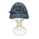 【中古】ユーズドフルギ USED古着 Rat bones DRONE DUDES 企業 ロゴ 刺繍 6パネル キャップ メンズ 表記無