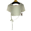 【中古】ザラ ZARA S/S サテン バックオープン ブラウス レディース US S