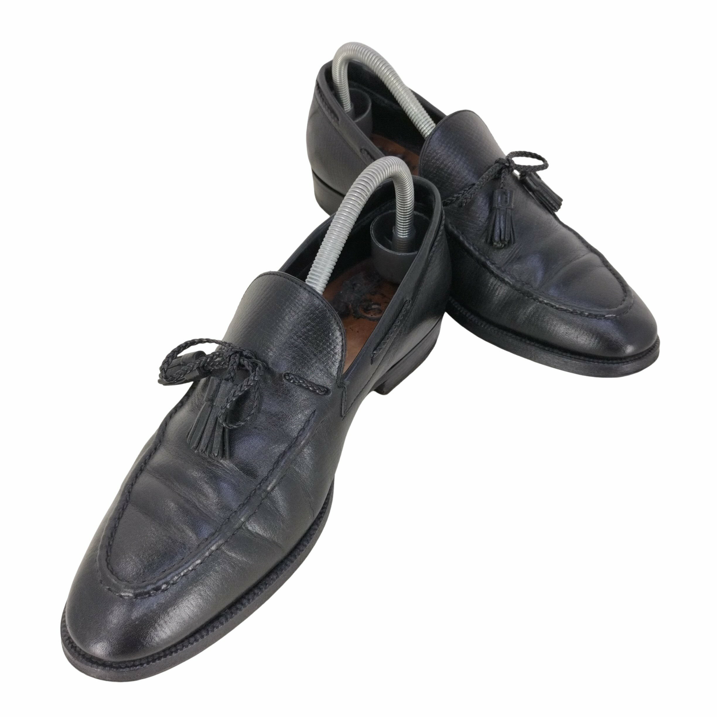 【中古】エンツォボナフェペルレユッカス ENZO BONAFE per Le Yuccas LEATHER TASSEL LOAFERS レザータッセルローファー メンズ 表記無