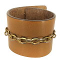 【中古】アメリ AMERI CHAIN UNION LEATHER BANGLE レディース 表記無