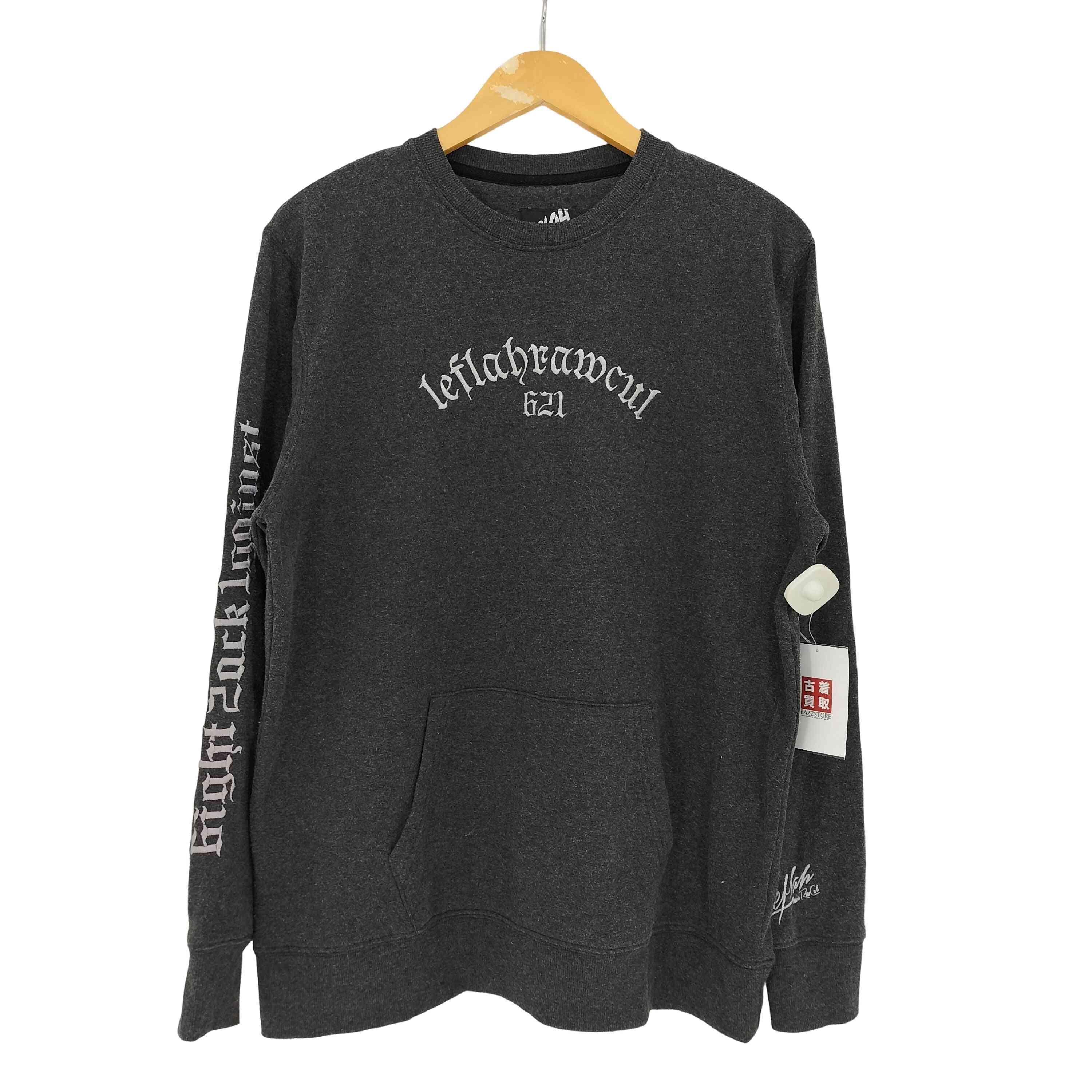 【中古】レフラー Leflah 刺繍 スウェット メンズ JPN:L