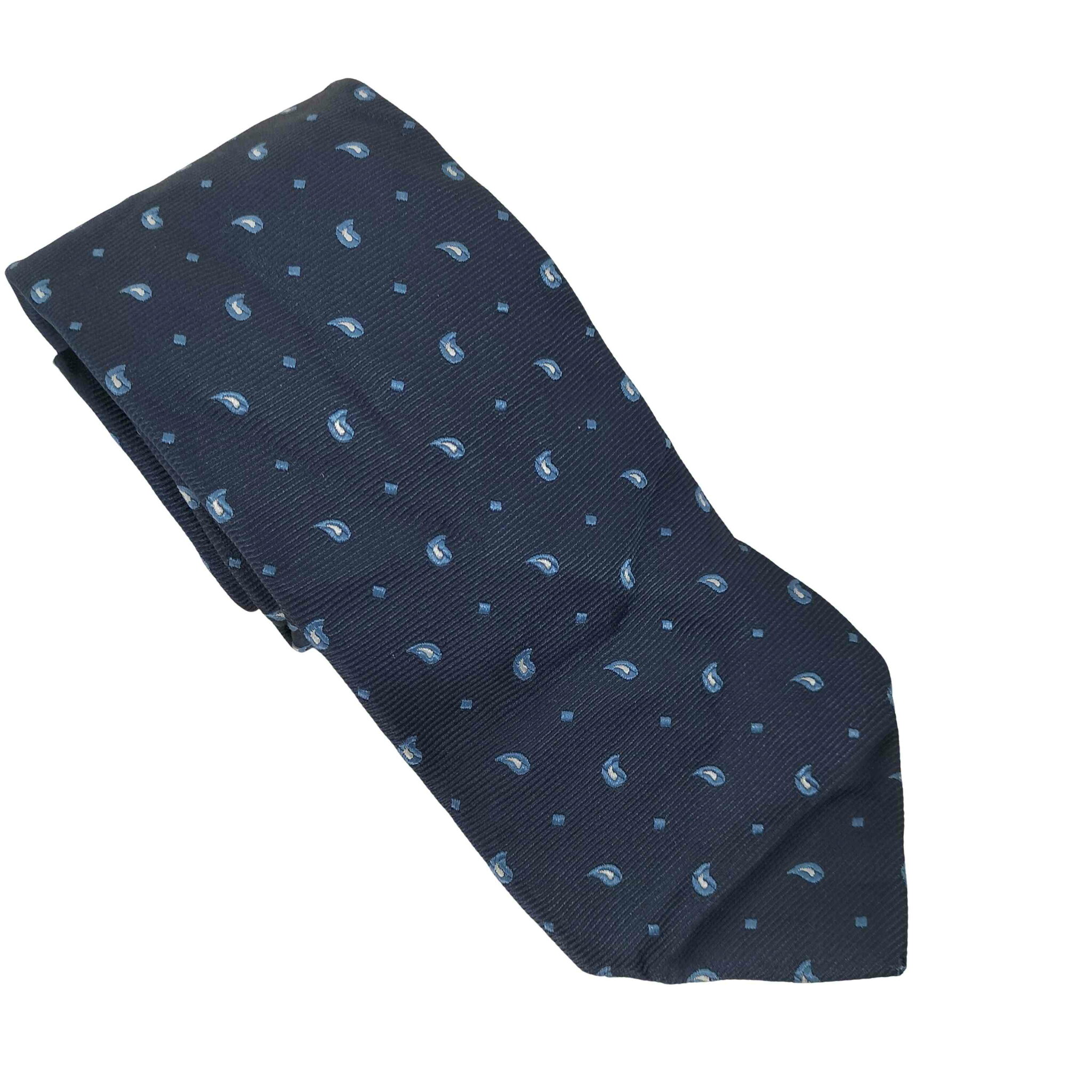 【中古】イージーバイゼニア EZ by ZEGNA 総柄シルクネクタイ メンズ 表記無